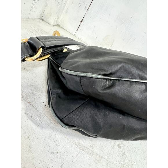 Prada Milano Tessuto Adjustable Single Strap Shoulder Handbag Black - Picture 8 of 16
